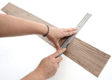 ROSEROSA Peel and Stick Engineered PVC Plank Wood Pattern Durable Vinyl Flooring (ECK-804 : 20 Planks)