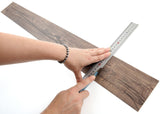 ROSEROSA Peel and Stick Engineered PVC Plank Wood Pattern Durable Vinyl Flooring (ECK-805 : 20 Planks)