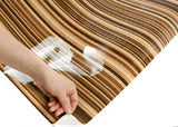 ROSEROSA Peel and Stick PVC High Glossy Self-adhesive Wallpaper Covering Counter Top Stripe EH146