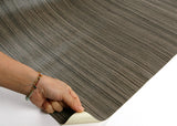 ROSEROSA Peel and Stick PVC Flame Retardation Stripe Wood Self-adhesive Covering Countertop PF4071-1