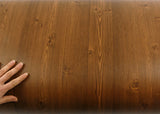 ROSEROSA Peel and Stick Flame Retardation PVC Wood Self-adhesive Wallpaper Covering PF4098-1