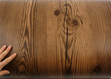 ROSEROSA Peel and Stick PVC Instant Premium Wood Decorative Self-Adhesive Film Countertop Backsplash Vintage Wood PG4102-1 : 1.96 Feet X 8.20 Feet