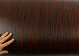 ROSEROSA Peel and Stick PVC Wood Self-Adhesive Wallpaper Covering Counter Top Camagon Wood PG580