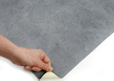 ROSEROSA Peel and Stick PVC Concrete Self-adhesive Wallpaper Covering Counter Top DM224