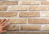 ROSEROSA Peel and Stick PVC Brick Self-Adhesive Wallpaper Covering Counter Top GM726