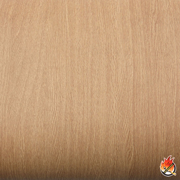 ROSEROSA Peel and Stick Flame Retardation PVC Teak Wood Self-adhesive Wallpaper Counter Top FWD305