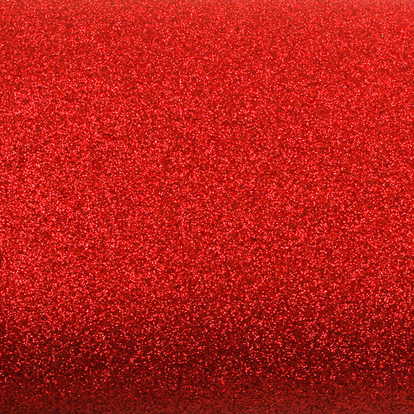 ROSEROSA Peel and Stick Glitter Sand Crafting Tape Instant Self-Adhesive Border Sticker - Red