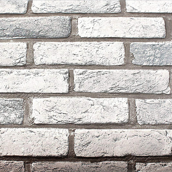 ROSEROSA Peel and Stick PVC Brick Self-Adhesive Wallpaper Covering Counter Top GM1708
