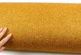 ROSEROSA Peel and Stick Glitter Sand Crafting Tape Instant Self-Adhesive Covering Wallpaper - Gold
