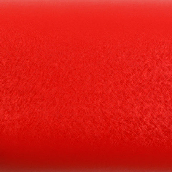 ROSEROSA Peel and Stick Faux Leather Pre-Pasted Polyurethane Leather Self-Adhesive Multipurpose Wall Paper (Grill Red : 19.68 inch X 53.14 inch)