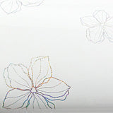ROSEROSA Peel and Stick PVC High Glossy Hologram Self-adhesive Covering Modern Flower H8004-1