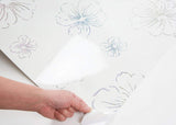 ROSEROSA Peel and Stick PVC High Glossy Hologram Self-adhesive Wallpaper Covering Countertop H8007-1