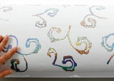 ROSEROSA Peel and Stick PVC High Glossy Self-adhesive Wallpaper Covering Countertop H8009-1