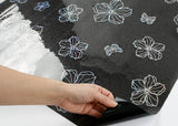 ROSEROSA Peel and Stick PVC High Glossy Hologram Self-adhesive Covering Modern Flower H8024-3