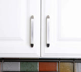 Set of 4pcs Steel Door Handles Pulls for Cupboard Cabinet Drawer JP2024-Silver : 4 Handles