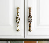 Set of 4pcs Metal Door Handles Pulls for Cupboard Cabinet Drawer JP3001-Bronze : 4 Handles