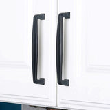 Set of 4pcs Metal Door Handles Pulls for Cupboard Cabinet Drawer JP7604-Black : 4 Handles
