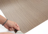 ROSEROSA Peel and Stick PVC Self-Adhesive Wallpaper Covering Counter Top Stripe Wood  KW045N