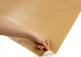 ROSEROSA Peel and Stick PVC Self-Adhesive Wallpaper Covering Counter Top Beech KW051N