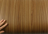 ROSEROSA Peel and Stick PVC Chestnut Wood Instant Self-adhesive Covering Countertop Wallpaper KW065N