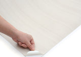 ROSEROSA Peel and Stick PVC Anigre Wood Self-adhesive Wallpaper Covering Countertop KW183L