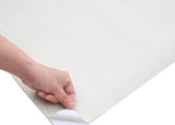 ROSEROSA Peel and Stick PVC Wood Self-Adhesive Wallpaper Covering Counter Top Ash Wood KW221L
