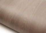 ROSEROSA Peel and Stick Flame retardation PVC Ash Wood Self-Adhesive Wallpaper Covering KW306F