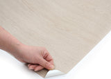 ROSEROSA Peel and Stick PVC Wood Self-Adhesive Wallpaper Covering Counter Top Special Oak KW317L