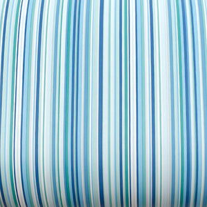ROSEROSA Peel and Stick PVC Stripe Self-Adhesive Wallpaper Covering Countertop Rainbow Blue LW350