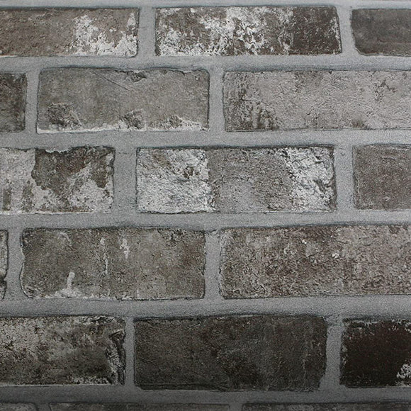 ROSEROSA Peel and Stick PVC Brick Self-adhesive Wallpaper Covering Counter Top LW357