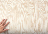 ROSEROSA Peel and Stick PVC Wood Self-Adhesive Wallpaper Covering Counter Top Larch Wood LW871