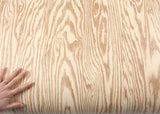 ROSEROSA Peel and Stick PVC Wood Self-Adhesive Wallpaper Covering Counter Top Larch Wood LW872