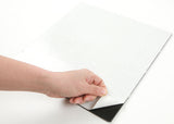 ROSEROSA Peel and Stick Metal Tile Backsplash for Kitchen, Wall Tiles Brushed Aluminum Surface : Pack of 5 (Metal-311)