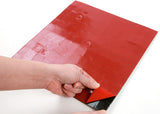 ROSEROSA Peel and Stick Metal Tile Backsplash for Kitchen, Wall Tiles Brushed Aluminum Surface : Pack of 5 (Metal-403)