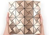 ROSEROSA Peel and Stick Metal Tile Backsplash for Kitchen, Wall Tiles Brushed Aluminum Surface : Pack of 5 (Metal-311)