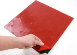 ROSEROSA Peel and Stick Metal Tile Backsplash for Kitchen, Wall Tiles Brushed Aluminum Surface : Pack of 5 (Metal-407)