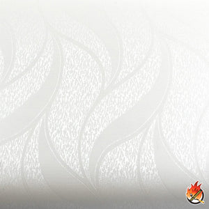 ROSEROSA Peel and Stick Flame Retardation PVC Damask Self-Adhesive Wallpaper Covering MF5630-1
