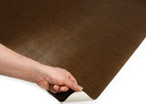 ROSEROSA Peel and Stick PVC Wood Self-Adhesive Wallpaper Covering Counter Top Shine Ebony MG244