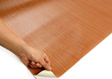 ROSEROSA Peel and Stick Flame retardation PVC Cherry Wood Self-Adhesive Wallpaper Covering PF4005-1