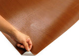 ROSEROSA Peel and Stick PVC Wood Self-adhesive Wallpaper Covering Counter Top PG4038-1