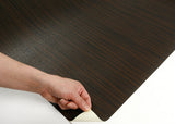 ROSEROSA Peel and Stick Flame retardation PVC Camagon Wood Self-Adhesive Wallpaper Covering  PF4126-2