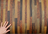 ROSEROSA Peel and Stick PVC Wood Self-Adhesive Wallpaper Covering Counter Top Slice Wood PG4177-1