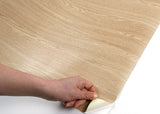 ROSEROSA Peel and Stick Flame retardation PVC Pine Wood Self-adhesive Covering Countertop PF593