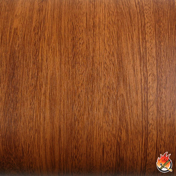 ROSEROSA Peel and Stick Flame retardation PVC Merbau Wood Self-Adhesive Wallpaper Covering PF605