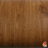 ROSEROSA Peel and Stick Flame retardation PVC Merbau Wood Self-Adhesive Wallpaper Covering PF606