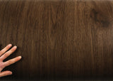 ROSEROSA Peel and Stick Flame retardation PVC Merbau Wood Self-Adhesive Wallpaper Covering PF607