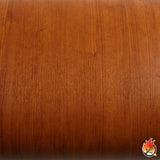 ROSEROSA Peel and Stick Flame retardation PVC Sweet Cherry Wood Self-Adhesive Wallpaper Covering PF608