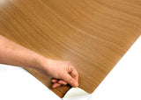 ROSEROSA Peel and Stick Flame retardation Amazahoue PVC Wood Self-Adhesive Wallpaper Covering PF612