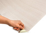 ROSEROSA Peel and Stick Flame retardation PVC Ash Wood Self-Adhesive Wallpaper Covering PF620