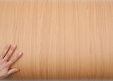 ROSEROSA Peel and Stick PVC Wood Self-Adhesive Wallpaper Covering Counter Top Natural Maple PG650